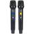 Citronic TU2-H Dual PLL Tuneable UHF Wireless Microphone System with Handhelds - Channel 65/70 - view 2