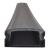 Fluxia AL1-C1709C Aluminium LED Tape Profile, Short 1 metre with Crown Diffuser - Black - view 5