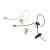 JTS CM-801iB Single Ear-hook Omni-Directional Microphone - Black - view 2