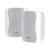 Clever Acoustics WPS 35T 5-Inch 2-Way Speaker Pair, 35W @ 8 Ohms or 100V Line - White - IP44 - view 1