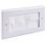 Eagle D-Series 2-Gang Brush Wall Plate - White - view 1