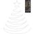 Xmas Haus Pre-Lit RGB Flat Christmas Tree Silhouette Metal Frame, App or Handeld Remote Controlled - 1.4m - view 4