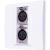 Eagle D-Series 1-Gang Dual Female XLR Wall Plate - White - view 1