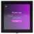 Ecler PULSO-4 4-Inch Digital Touch Screen Remote Wall Panel, EclerNet/Plex/HUB/VIDA Compatible - view 1