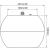 Adastra PS50-B 5 Inch Pendant Speaker, 20W @ 8 Ohms or 100V Line - Black - view 6