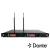 JTS UF-20DA Dual Channel Wideband True Diversity Receiver with Dante - Channel 38 to 42 - view 1
