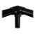 elumen8 3-Way 90 Degree Elbow Key Clamp - Black - view 3