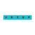 elumen8 Cable Length ID Tape 24mm x 33m - 1m Light Blue - view 3