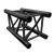 Global Truss F34 PL 0.5 Metre Stage Black Truss (F34050PL-B) - view 1