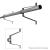 elumen8 Pipe To Wall Bracket, 300mm Zinc - view 1