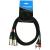 Accu-Cable AC-2XM-2RM/3 Dual Male XLR to RCA/Phono Cable, 3m - view 2