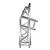 Global Truss F34 PL LA 500 Line Array Tower 3-Way Corner (ST-4120-3W-PL) - view 2