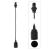 elumen8 0.5m BC Festoon Pendant - B22 Lamp Holder - view 1