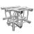 Global Truss F34 Standard 4 Way 90 Degree Corner - view 1