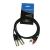 Accu-Cable AC-2XM-2RM/5 Dual Male XLR to RCA/Phono Cable, 5m - view 2
