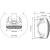 Adastra FC4V-B 4 Inch Compact Passive Speaker, IP44, 40W @ 8 Ohms or 100V Line - Black - view 3