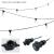 elumen8 50m BC Heavy Duty Rubber Festoon, 0.5m Spacing with 16A Plug and Socket - view 1
