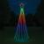 Xmas Haus Cone Tree RGB APP Control 18 String 804 LED - 2.4m - view 1