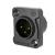 Seetronic J3F2C-W-B-67 IP67 3-Pin Male Chassis Connector - Black - view 2