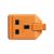 MasterPlug 1 Gang 13A HD Mains Socket, Orange (ELS13O) - view 2
