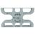 Showgear Levelling Clamp (Pair), Silver - 60kg - view 3