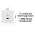 Eagle D-Series 1-Gang HDMI & 3.5mm Jack Wall Plate - White - view 4