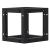 Equinox Quad Steel DecoTruss Box Corner, Black - view 3