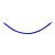 elumen8 Chrome Barrier Rope, Blue Velvet - view 1