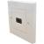 Eagle D-Series 1-Gang HDMI Feed Through Wall Plate - White - view 6