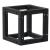 Equinox Quad Steel DecoTruss Box Corner, Black - view 1