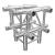 Global Truss F34 Standard 5 Way 90 Degree Corner - view 1