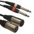 Accu-Cable AC-2XM-2J6M/5 Dual Male XLR to Mono/Unbalanced Jack, 5m - view 1