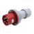 Red 125A C Form 415V 3P+N+E IP67 Plug (045-6) - view 1