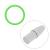Seetronic SCH-RING-GN H-Series XLR Colour Coding Ring - Green (Pack of 50) - view 1