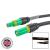 elumen8 240mm Powerlock Male Source to Female Drain Cable, 40M - Earth Green - view 1