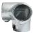 elumen8 3-Way 90 Degree Elbow Key Clamp - Silver - view 4