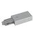 Artecta 1-Circuit Display Track Feed-In Connector - Silver - view 1