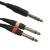 Accu-Cable AC-J6S-2J6M/3 Stereo 6.35mm Jack to 2x Mono 6.35mm Jacks, 3m - view 1