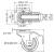 Penn Elcom 100mm Swivel Self-Centring Braked Castor (W0985-AUTO) - view 3