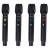 Citronic TU4-H Quad PLL Tuneable UHF Wireless Microphone System with Handhelds - Channel 65/70 - view 5