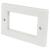 av:link Double Gang Wall Plate Frame for 4 Modules - view 2