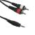 Accu-Cable AC-J3S-2RM/3 Dual RCA/Phono to 3.5mm Stereo Jack, 3m - view 1