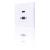 Eagle D-Series 1-Gang HDMI & 15-Pin VGA Wall Plate - White - view 3