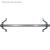 elumen8 Pipe To Wall Bracket, 300mm Zinc - view 5