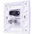 Eagle D-Series 1-Gang HDMI & USB 2.0 Wall Plate - White - view 2