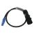 Mennekes 1m 2.5mm 16A Male - PowerCON Cable - view 2