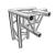 Global Truss F33 PL 3 Way 90 Degree Corner L/H Apex Down (PL-4093-34) - view 1