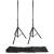 QTX Heavy Duty Speaker Stands with Carry Bag Kit - view 1