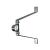 elumen8 Pipe To Wall Bracket, 300mm Zinc - view 2