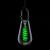 Prolite 4W LED ST64 Spiral Funky Filament Lamp ES, Green - view 1